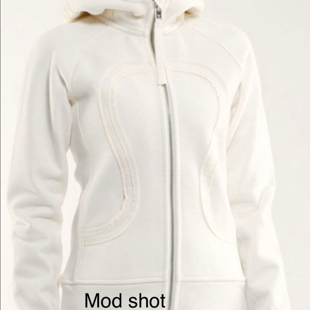 lululemon scuba hoodie *pleated tape color…